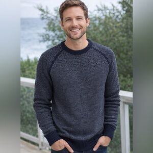 J. Cree Men's Navy Sweater